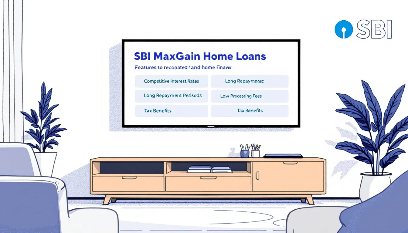 SBI MaxGain home loan features overview.