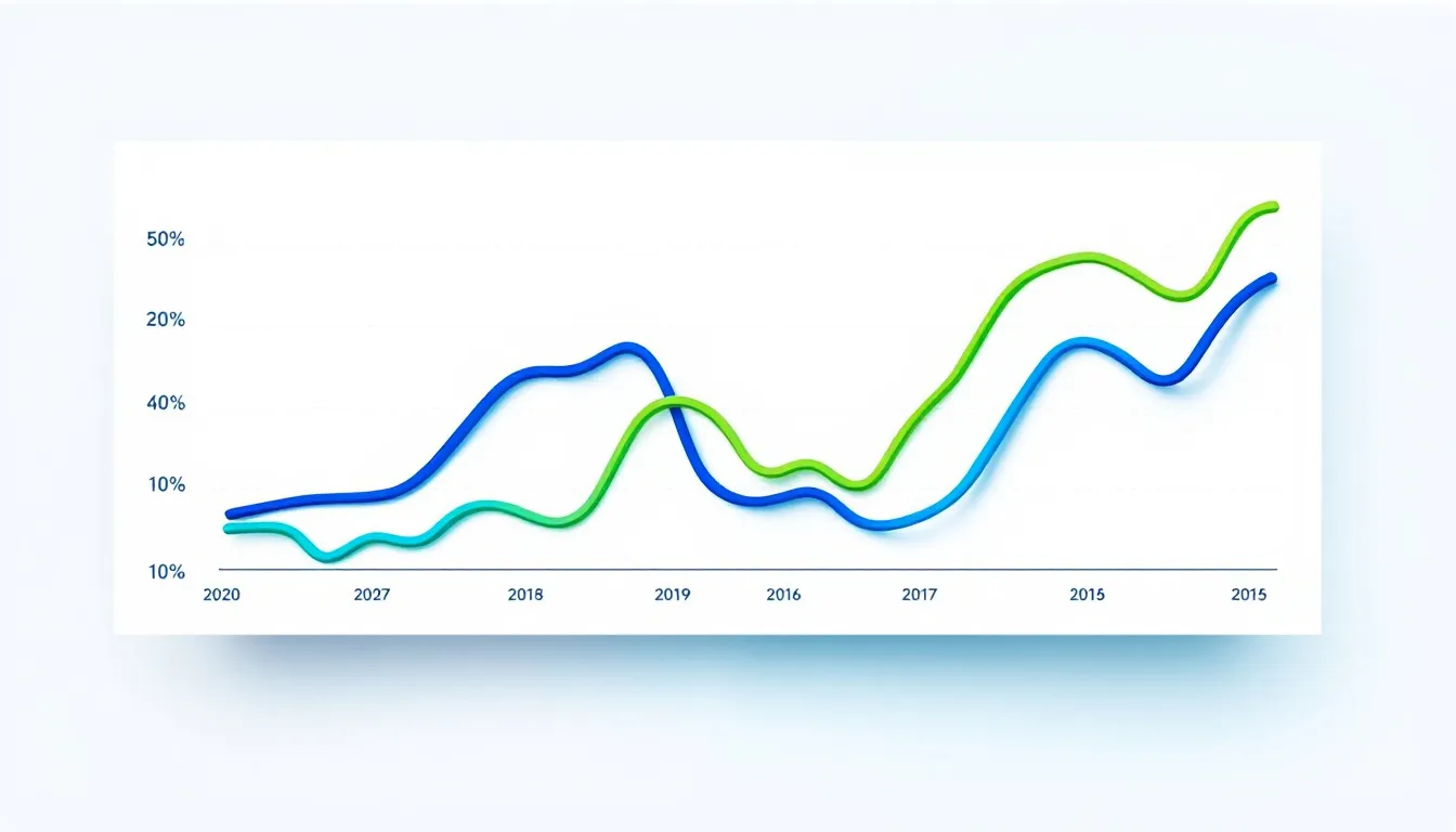 A graph illustrating home loan interest rates over time.