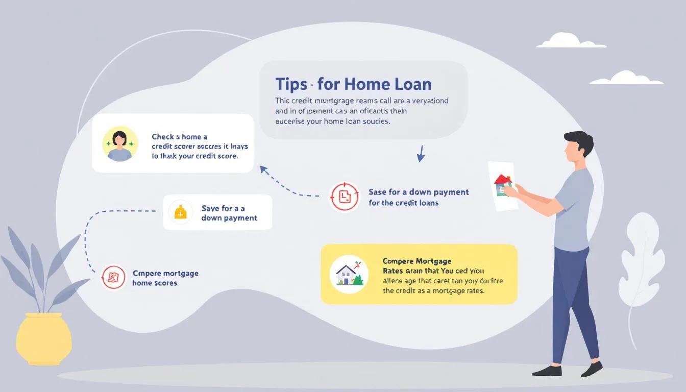 A person reviewing tips for successful home loan approval.