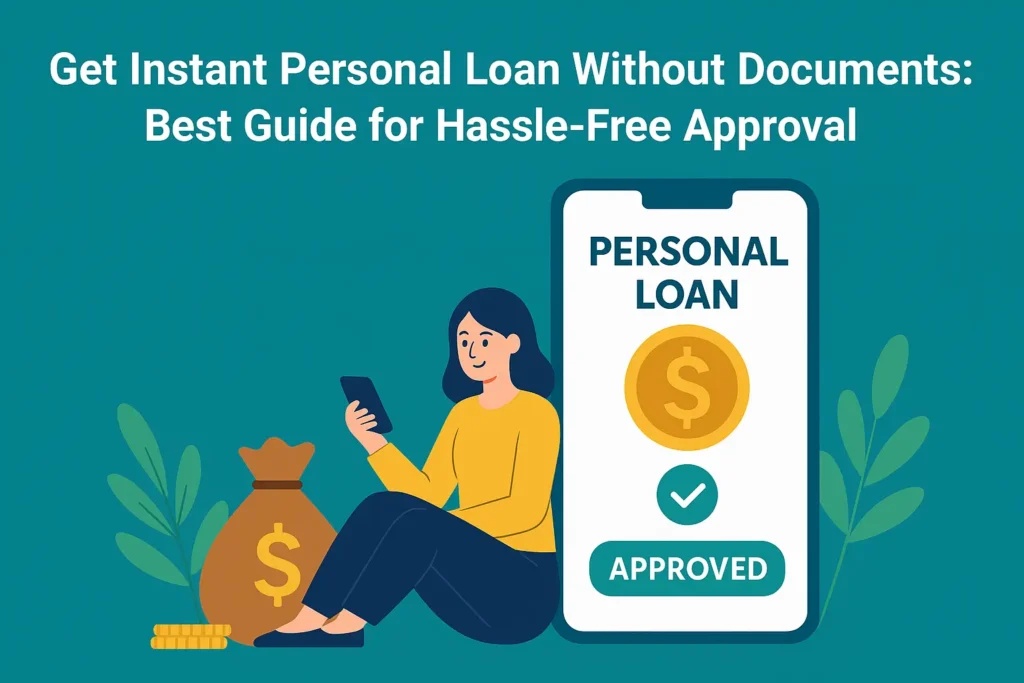 Get Instant Personal Loan Without Documents: Best Guide for Hassle-Free Approval
