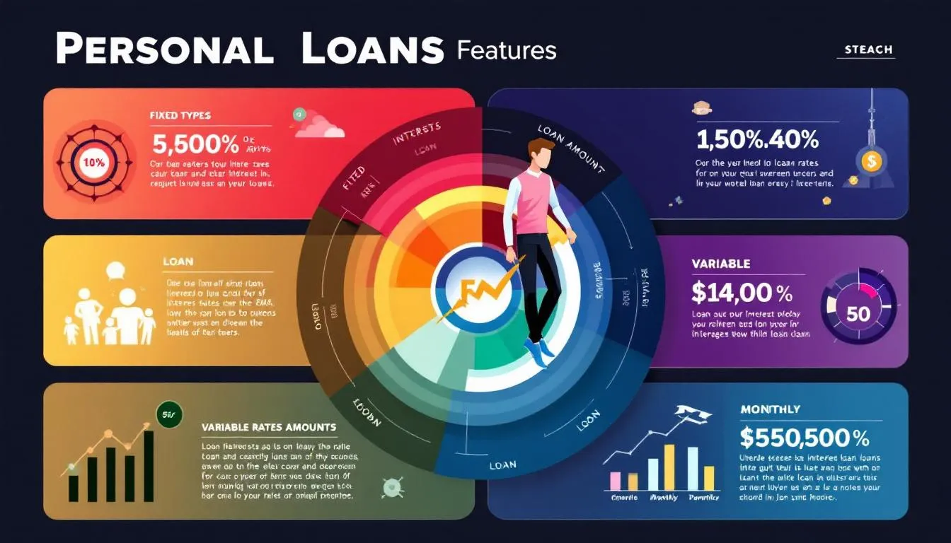 A visual representation of personal loans and their features.