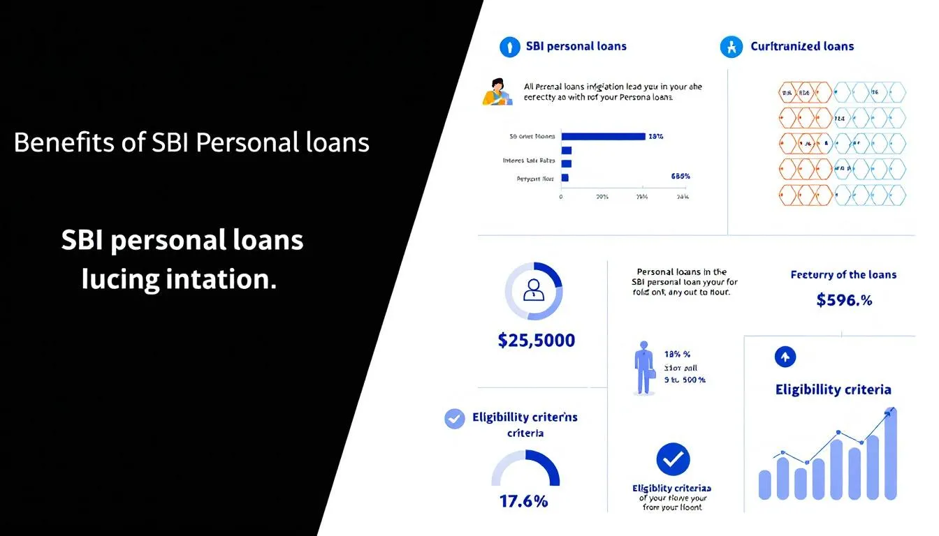 Interest rates for SBI personal loans.