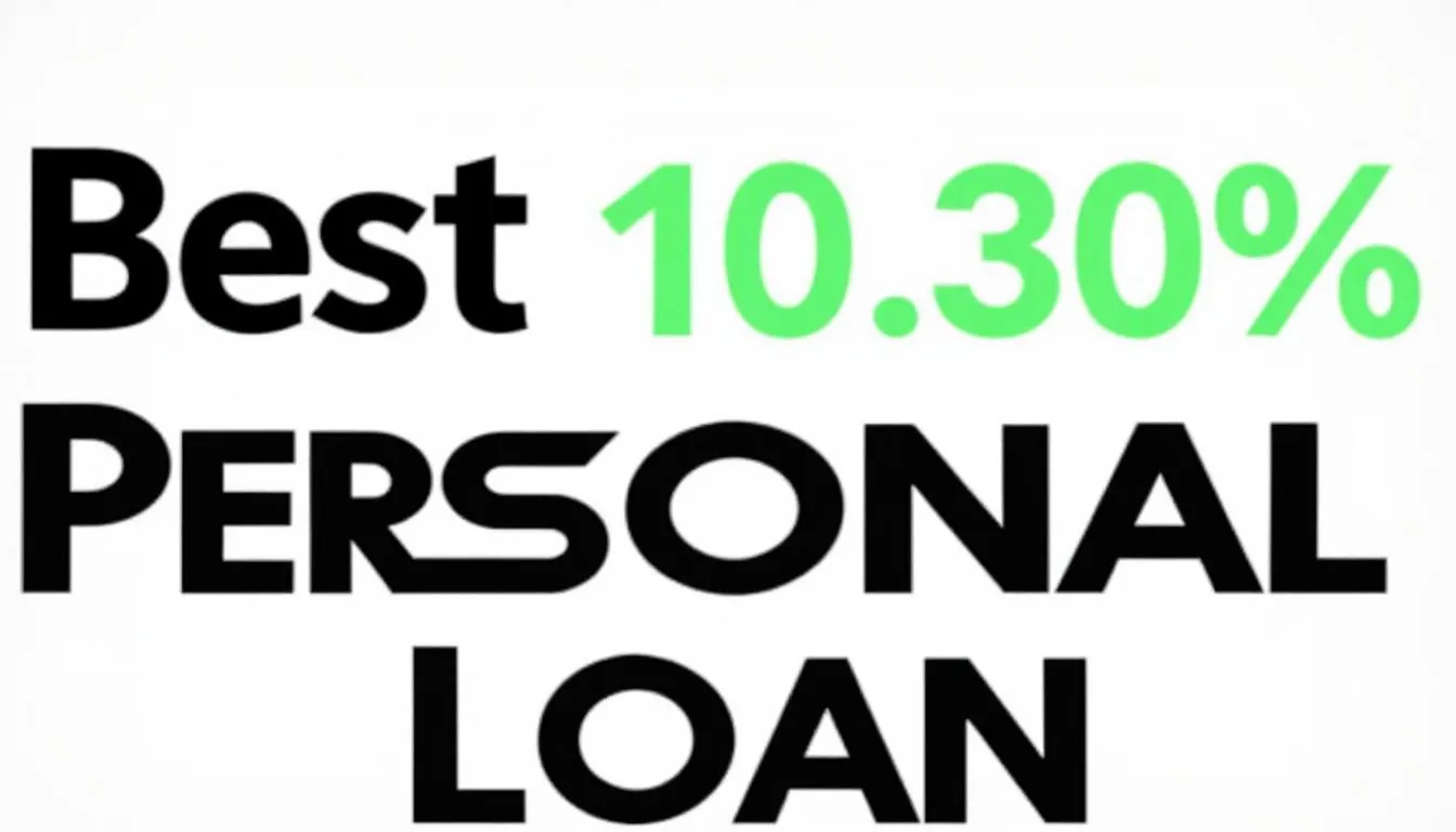 In the image, a promotional banner highlights the best personal loan options starting from an interest rate of 10.30%, featuring the HDFC Bank logo and mentioning flexible repayment tenures and quick approval for personal loans. The design emphasizes accessibility for both existing HDFC Bank customers and non-HDFC customers looking to get a personal loan.