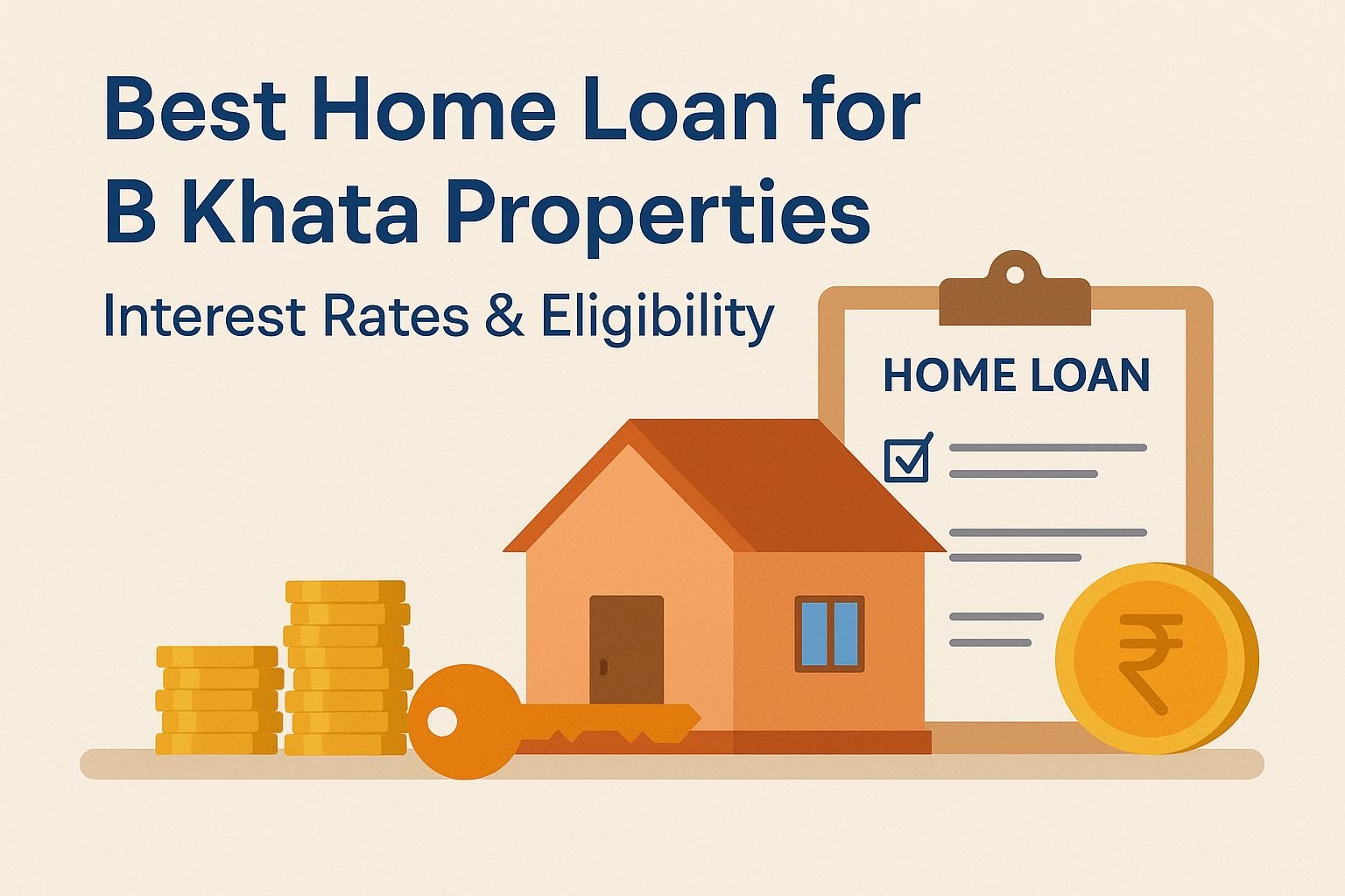 Best Home Loan for B Khata Properties – Interest Rates & Eligibility