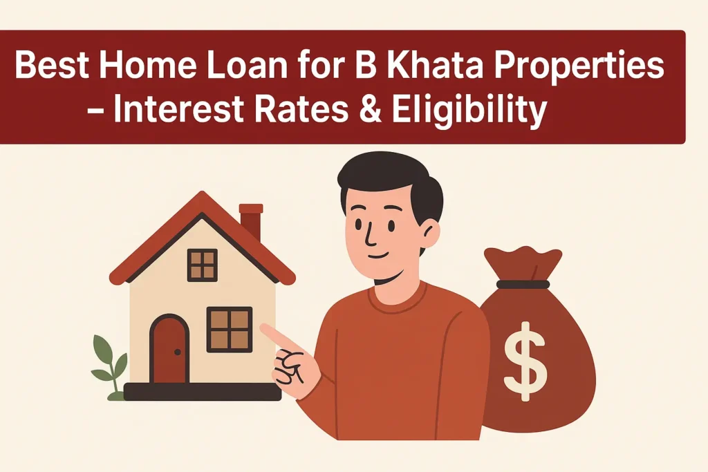 Best Home Loan for B Khata Properties – Interest Rates & Eligibility